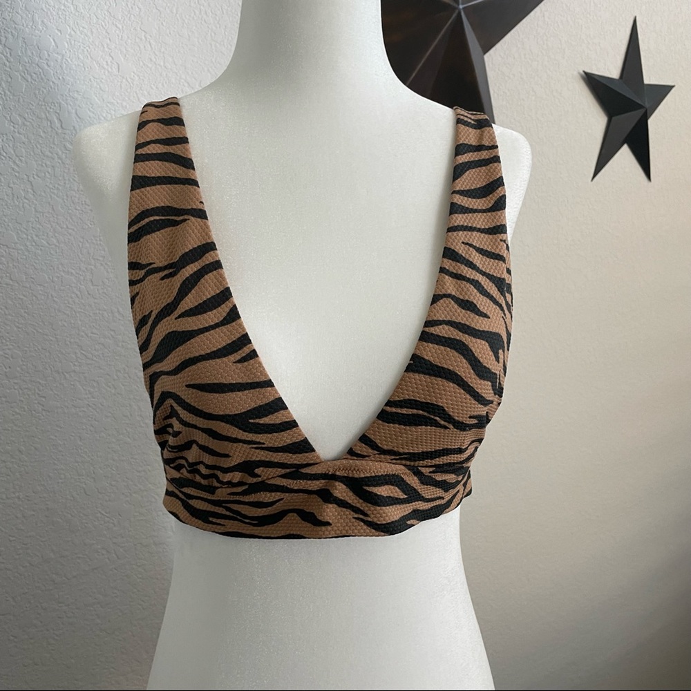 Aerie Long Line Bikini Top S